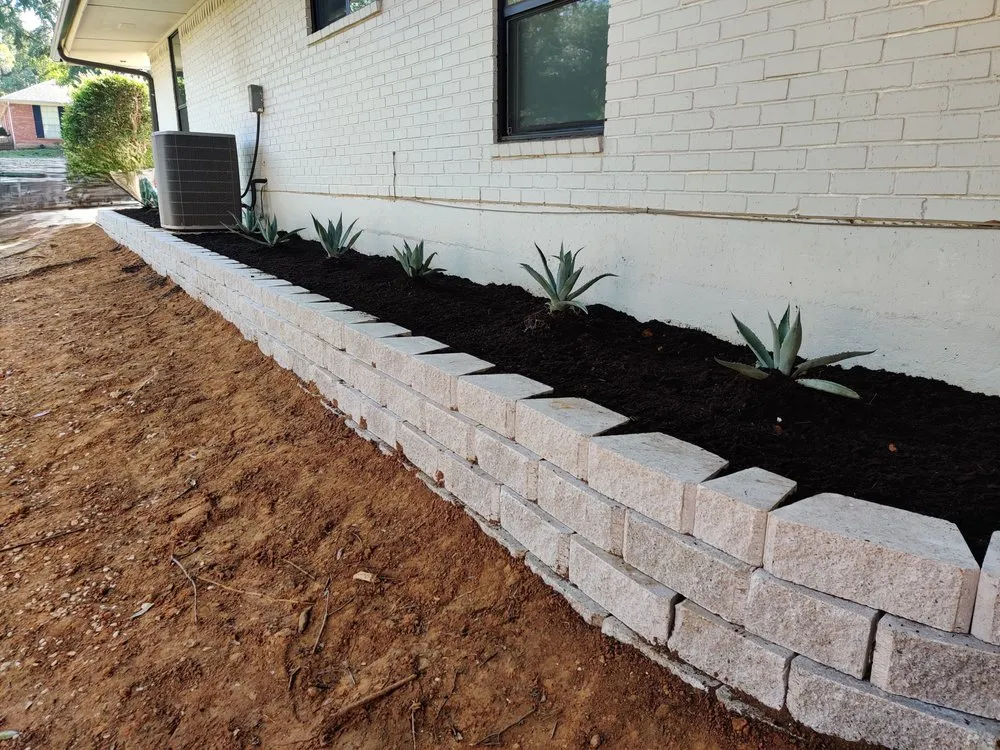 Top-rated landscape installation for residential properties in Dallas, TX by Gonzalez Professional Landscaping Services.