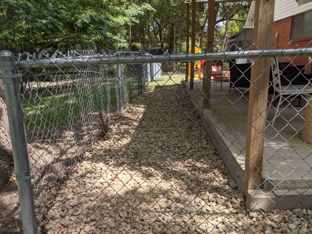 Custom residential landscaping with custom design in Dallas, TX by Gonzalez Professional Landscaping Services.