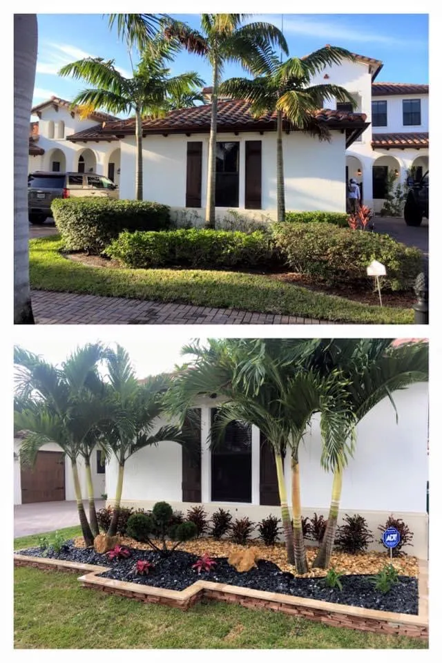 Reliable yard maintenance for residential properties in Davie, FL by Gonzalos Landscaping Plus