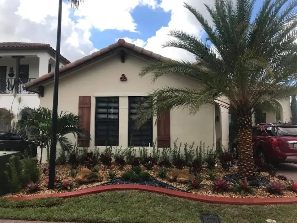 Expert landscape design for residential properties in Davie, FL by Gonzalos Landscaping Plus