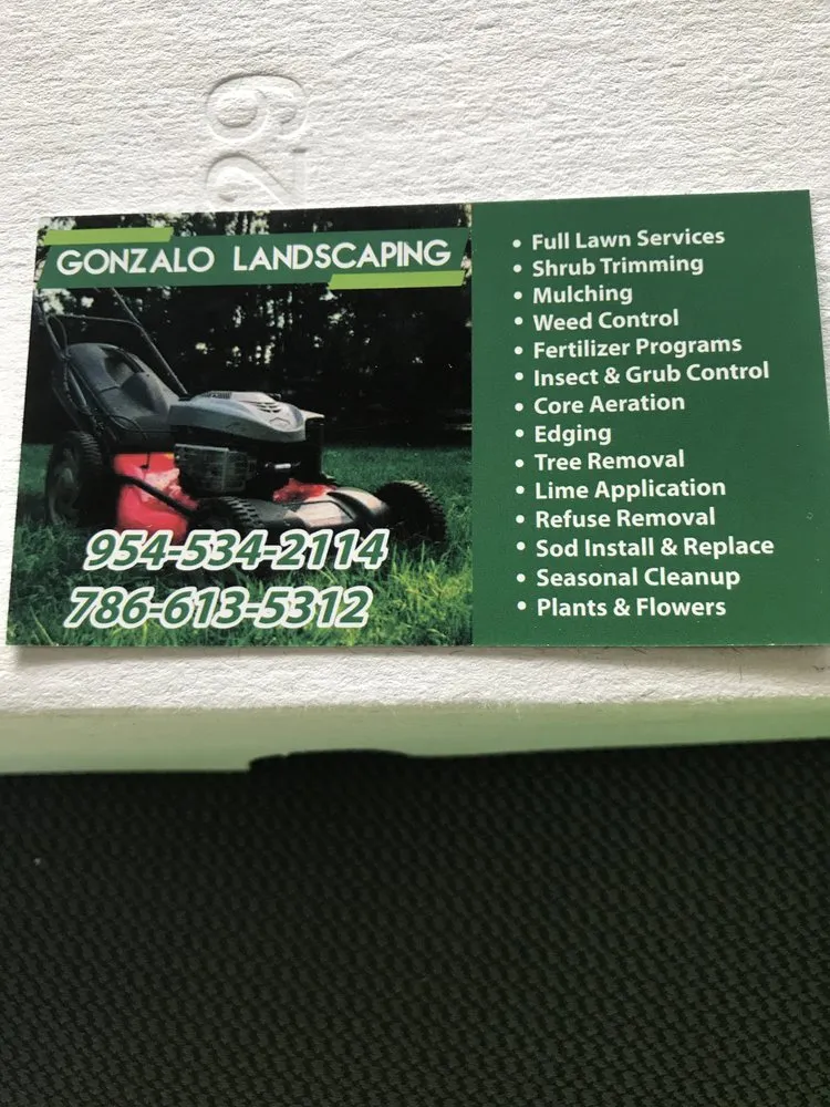 Local lawn mowing service in Davie, FL by Gonzalos Landscaping Plus