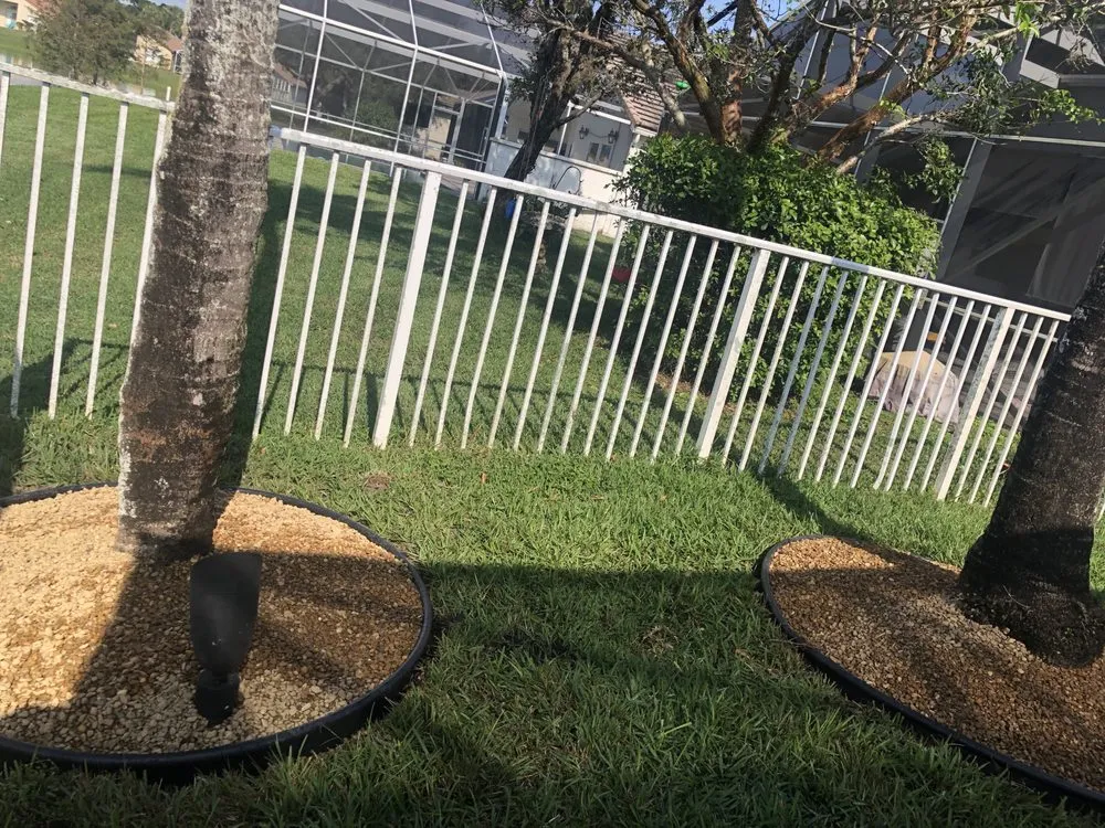 Expert landscape installation with custom design in Lantana, FL by Gonzalo’s Lawn Services