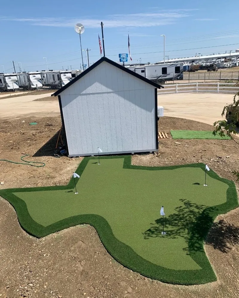 Custom landscape design for beautiful yards in Dallas, TX by González Artificial Grass