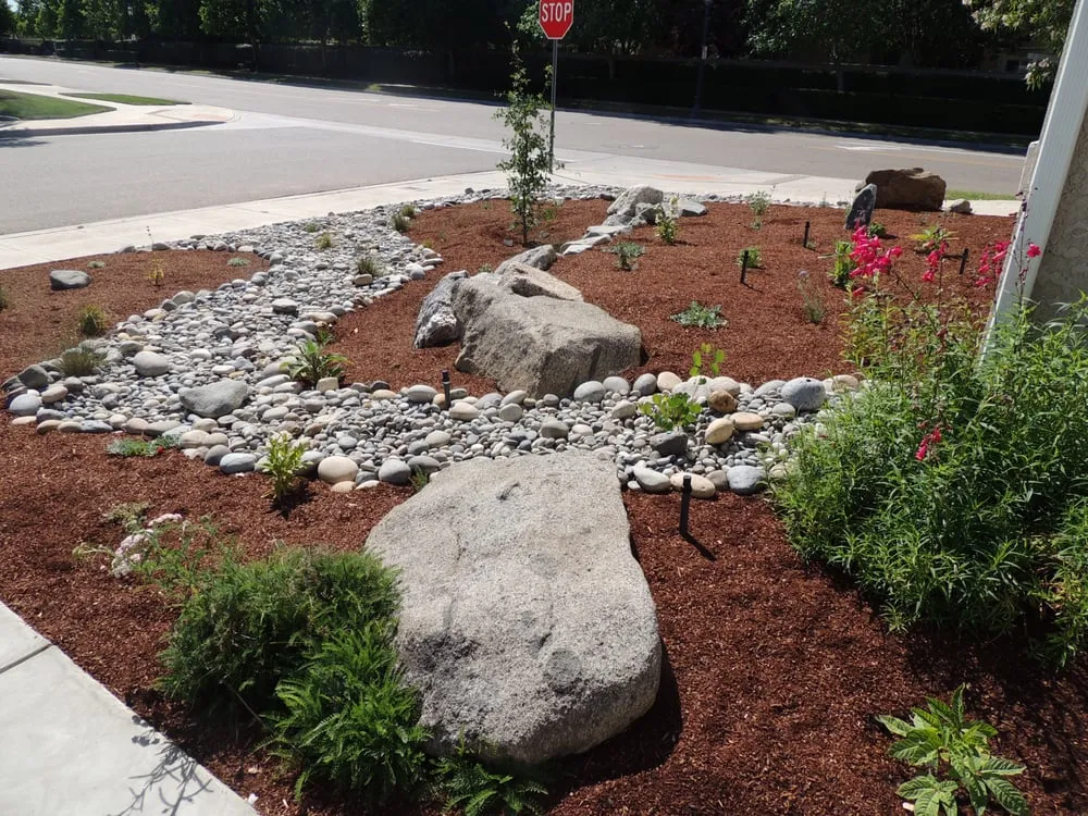 Expert lawn mowing service for residential properties in Tollhouse, CA by Good Earth Landscaping