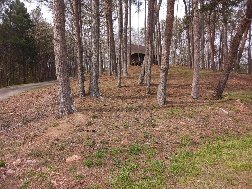 Custom residential landscaping with custom design in Rydal, GA by Good Faith Lawn Care