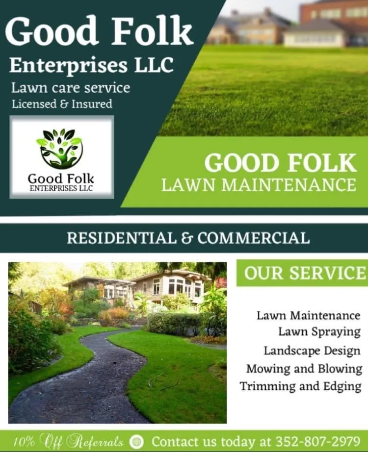 Professional residential landscaping in Alachua, FL - Good Folk Enterprises & More