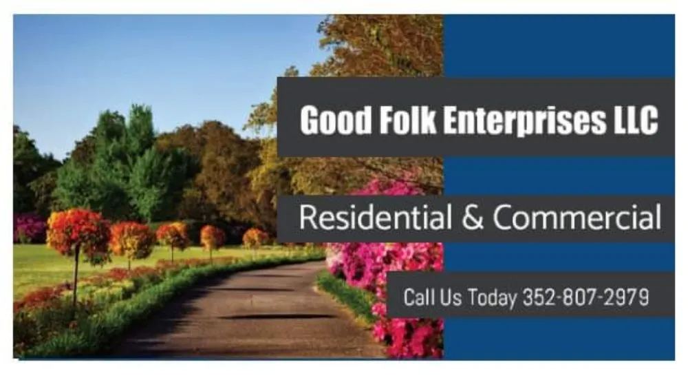 Local landscaping services experts serving Alachua, FL - Good Folk Enterprises & More