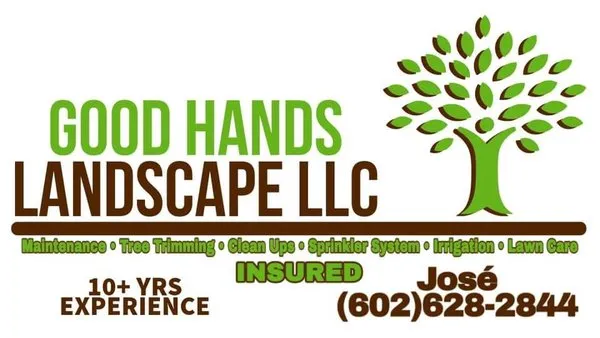 Good Hands Landscape Logo
