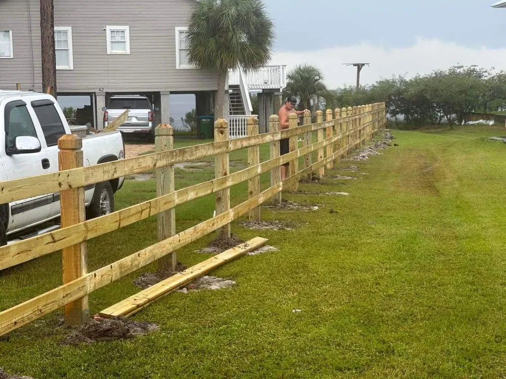 Professional lawn care service in Crawfordville, FL by Good Lookin Fences & More