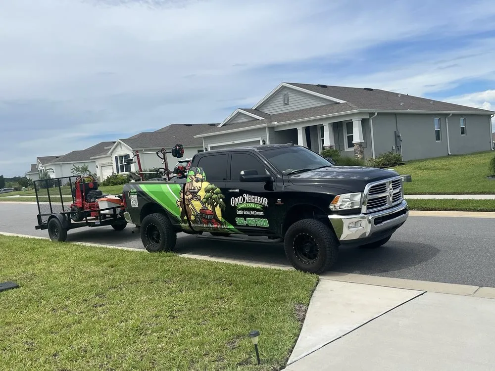 Local landscape installation with custom design in Summerfield, FL by Good Neighbor Lawn Care