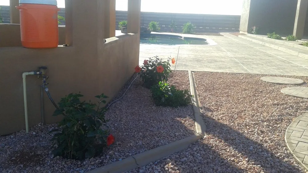 Affordable landscape design for beautiful yards in Queen Creek, AZ by Good Neighbor Sprinklers and More