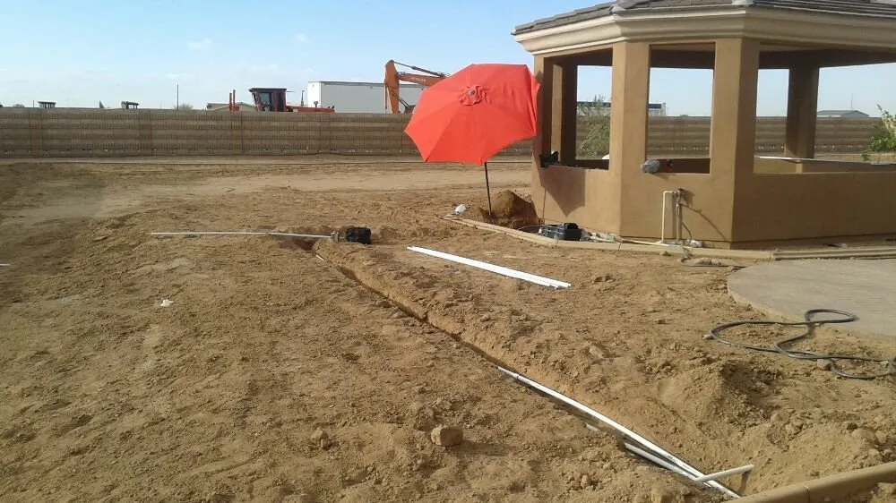 Custom garden landscaping for residential properties across Queen Creek, AZ - Good Neighbor Sprinklers and More