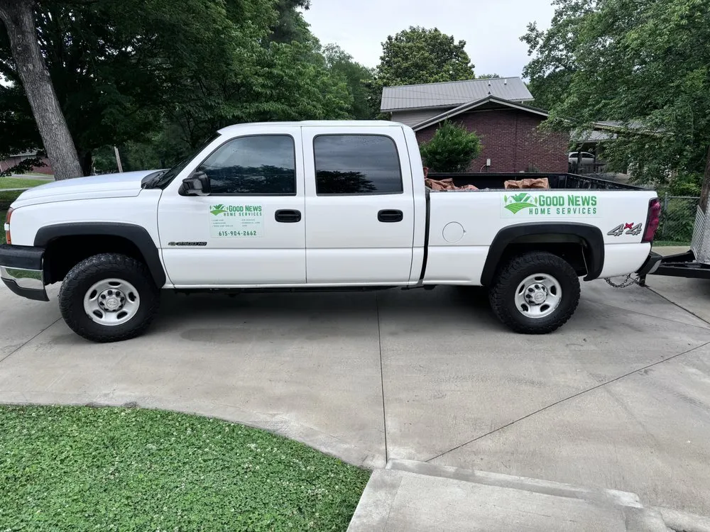 Professional yard maintenance in Nashville, TN by Good News Home Services