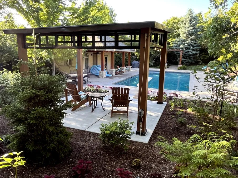 Expert yard cleanup service with custom design in Willard, UT by Good Shepherd