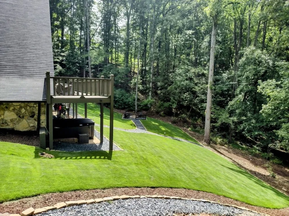 Professional landscape installation near you across Gainesville, GA - Good Timing Lawn Care
