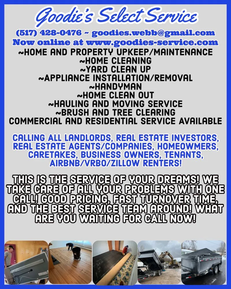 Expert outdoor landscaping for homes in Webberville, MI by Goodie's Select Service’s