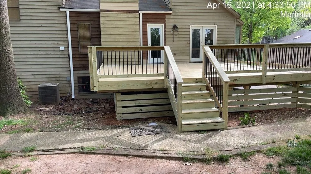 Custom yard cleanup service for homes in Cartersville, GA by Goodman Handyman Services