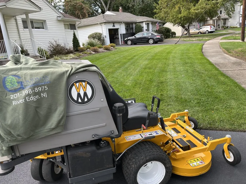 Custom yard maintenance for beautiful yards in River Edge, NJ by Goodman Landscape Contractors