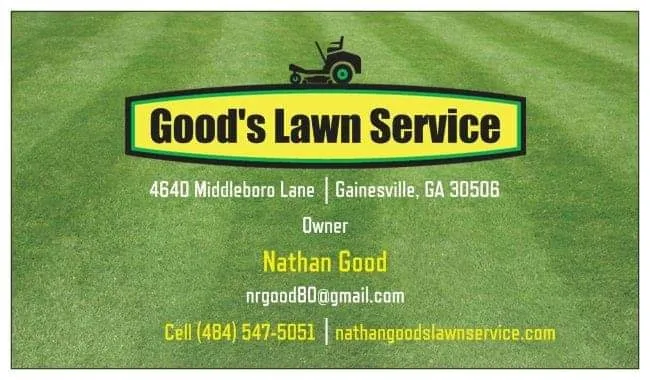 Professional lawn mowing service experts serving Gainesville, GA - Good's Lawn Service