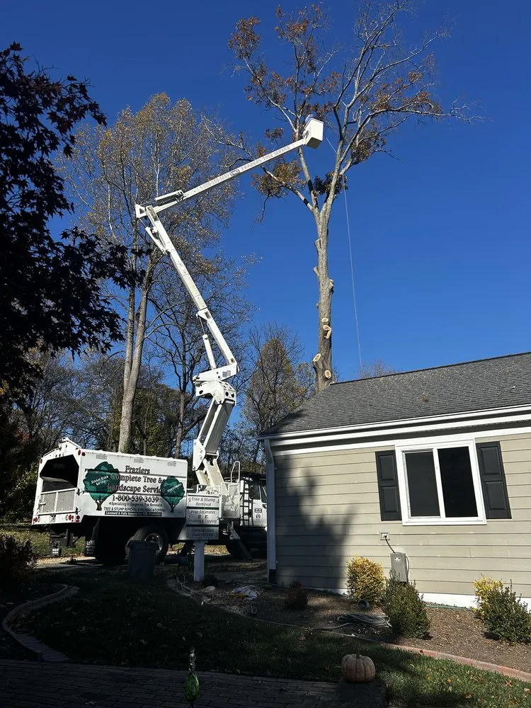 Custom landscape installation in Fairfax, VA - Gordon W Frazier Tree Service