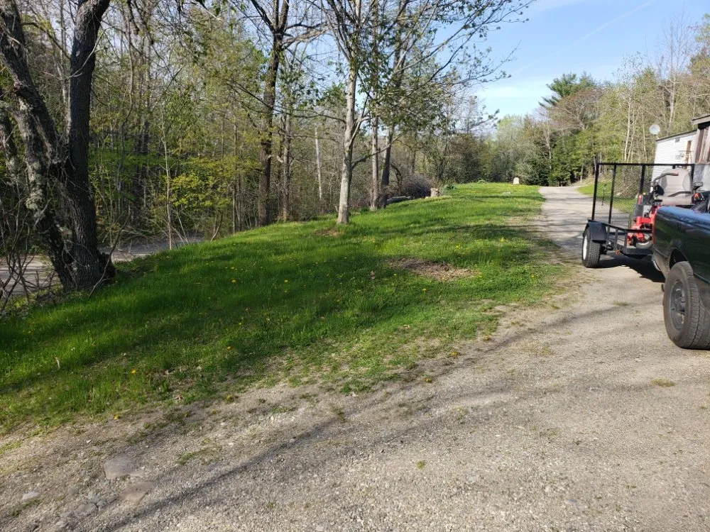 Professional yard cleanup service in Belfast, ME by Gordon's Lawn Care