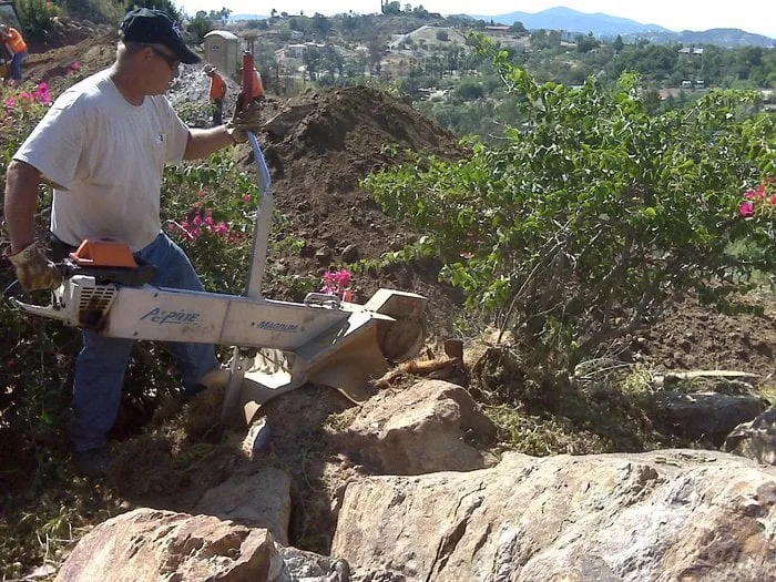 Local landscape installation in Santee, CA by Gordy's Stump Grinding