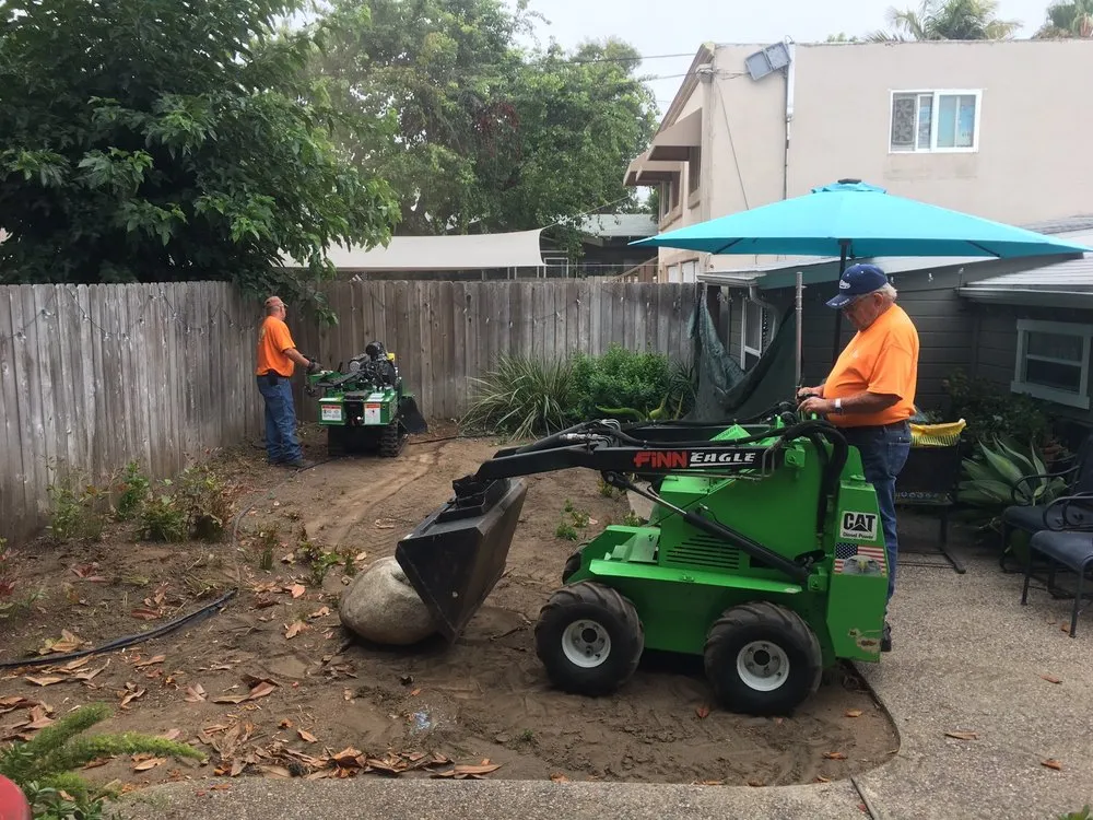 Expert garden landscaping experts serving Santee, CA - Gordy's Stump Grinding