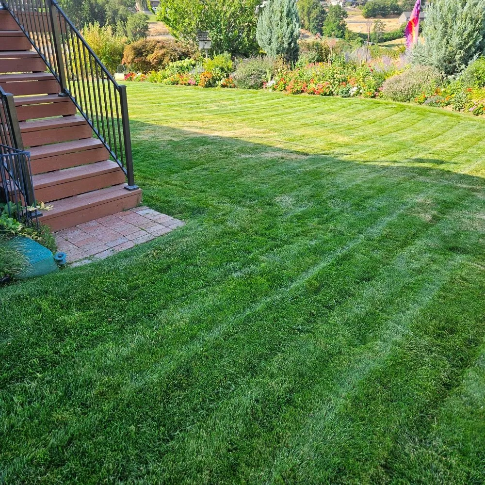 Trusted outdoor landscaping with custom design in The Dalles, OR by Gorge Us Lawncare