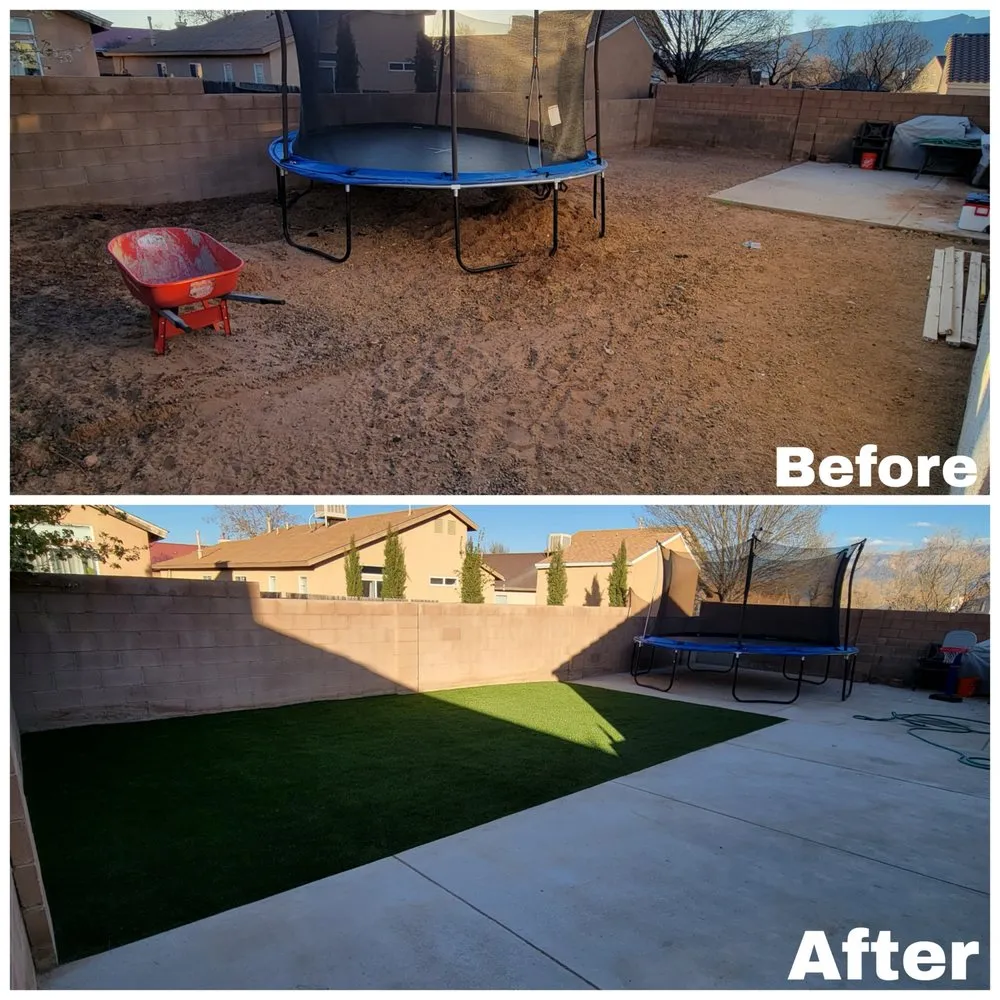 Affordable outdoor landscaping for beautiful yards in Albuquerque, NM by GoScapes Landscape & Lawn Care