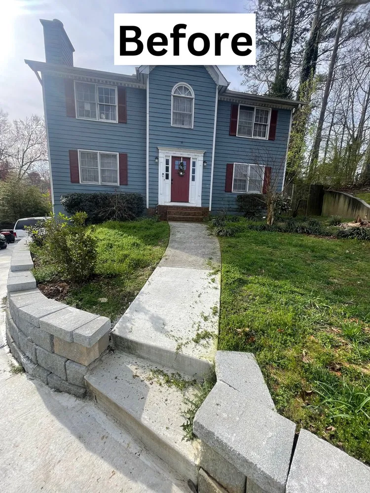 Professional landscape design with custom design in Snellville, GA by Gospel Greens Landscaping