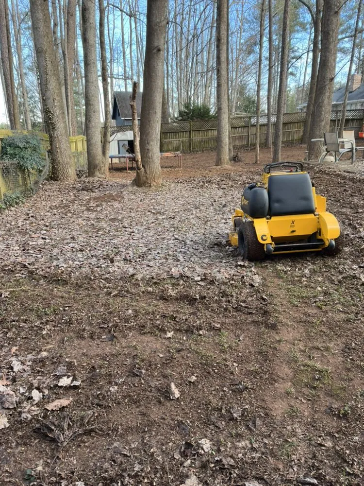 Professional yard cleanup service in Kennesaw, GA by Gossett's Lawn Care