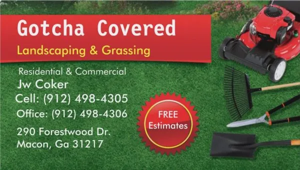 Gotcha Covered Landscaping & Grassing Logo