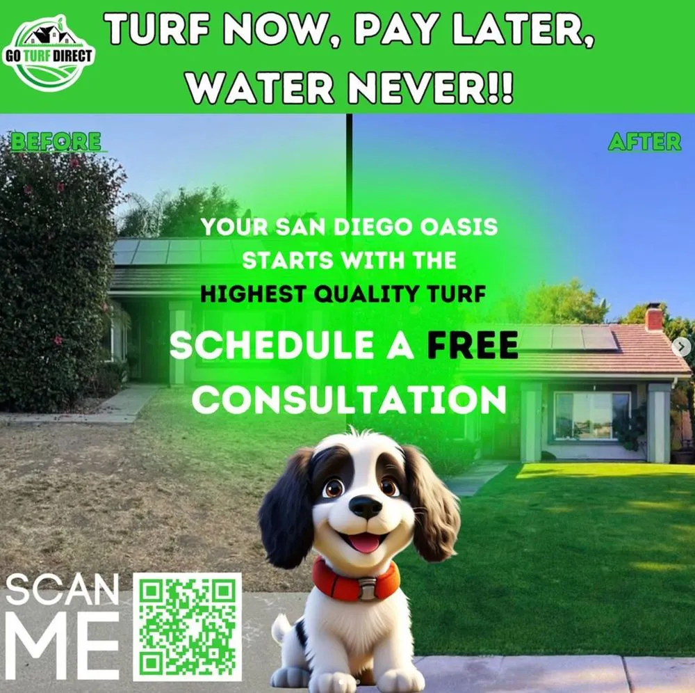 Expert garden landscaping in Oceanside, CA - GoTurf Direct