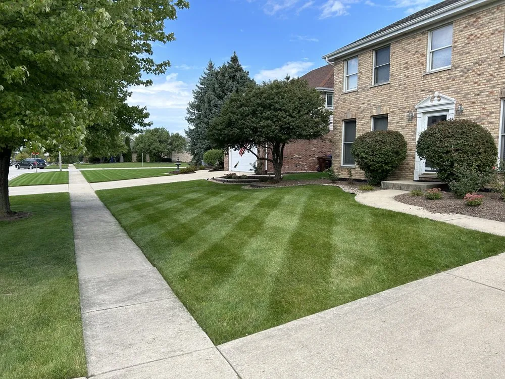 Reliable landscaping services for residential properties in New Lenox, IL by Gougar Crossing Lawn Maintenance