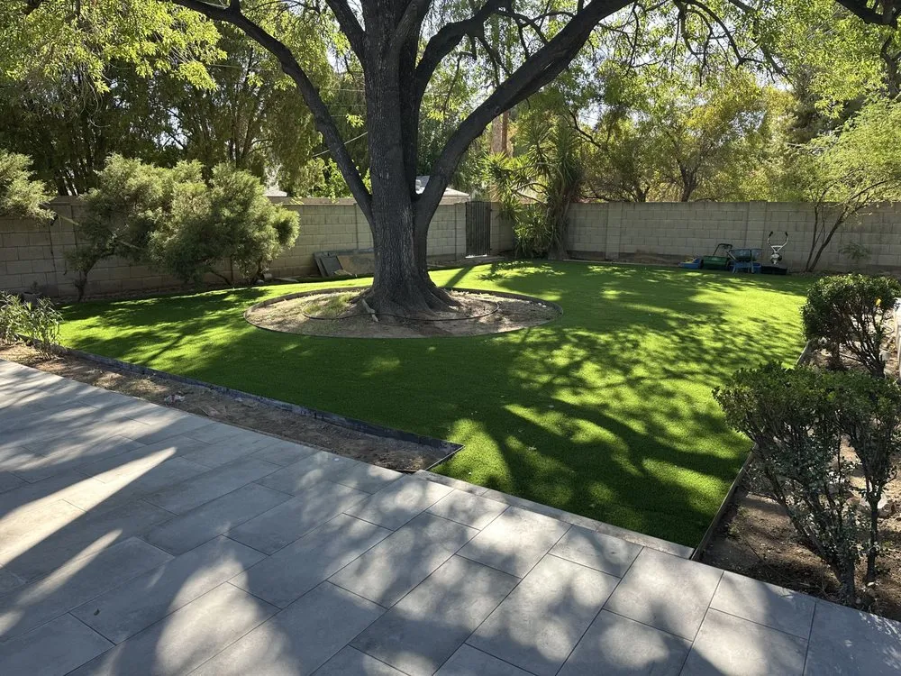 Trusted lawn care service for homes in Buckeye, AZ by Gould Form & Stone