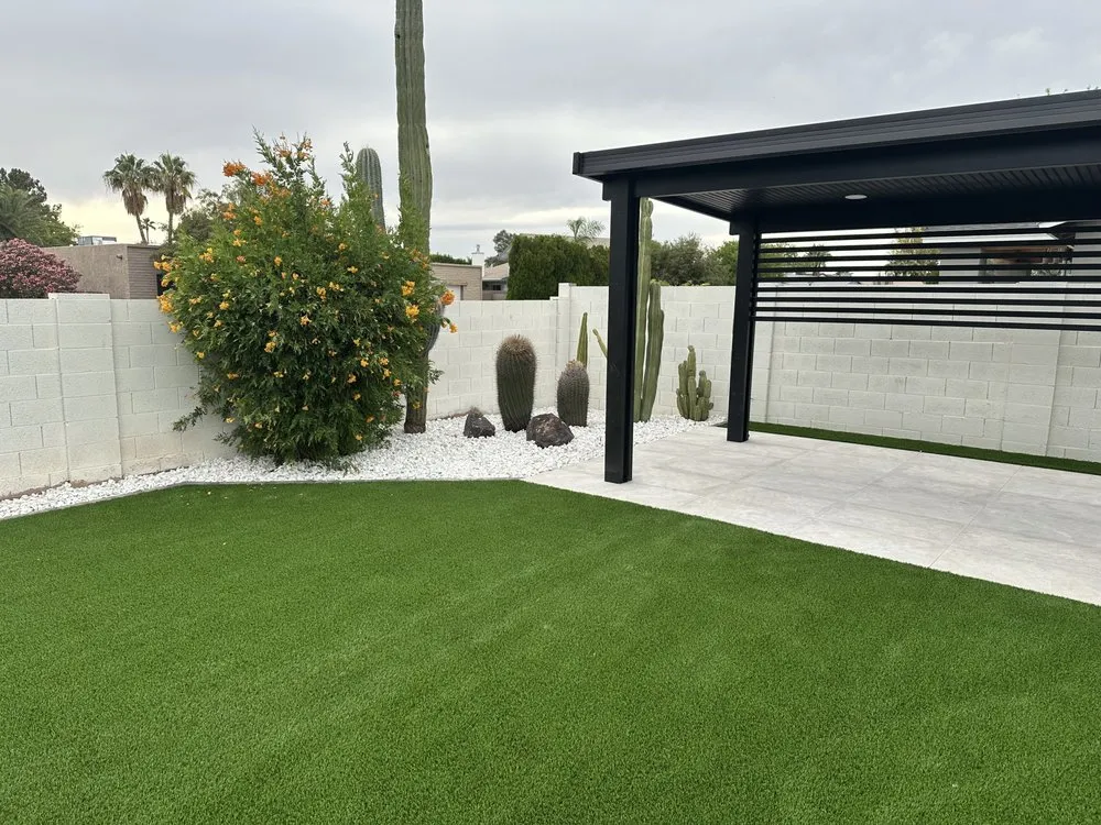 Expert outdoor landscaping in Buckeye, AZ by Gould Form & Stone
