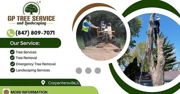 GP Tree Service and Landscaping Logo