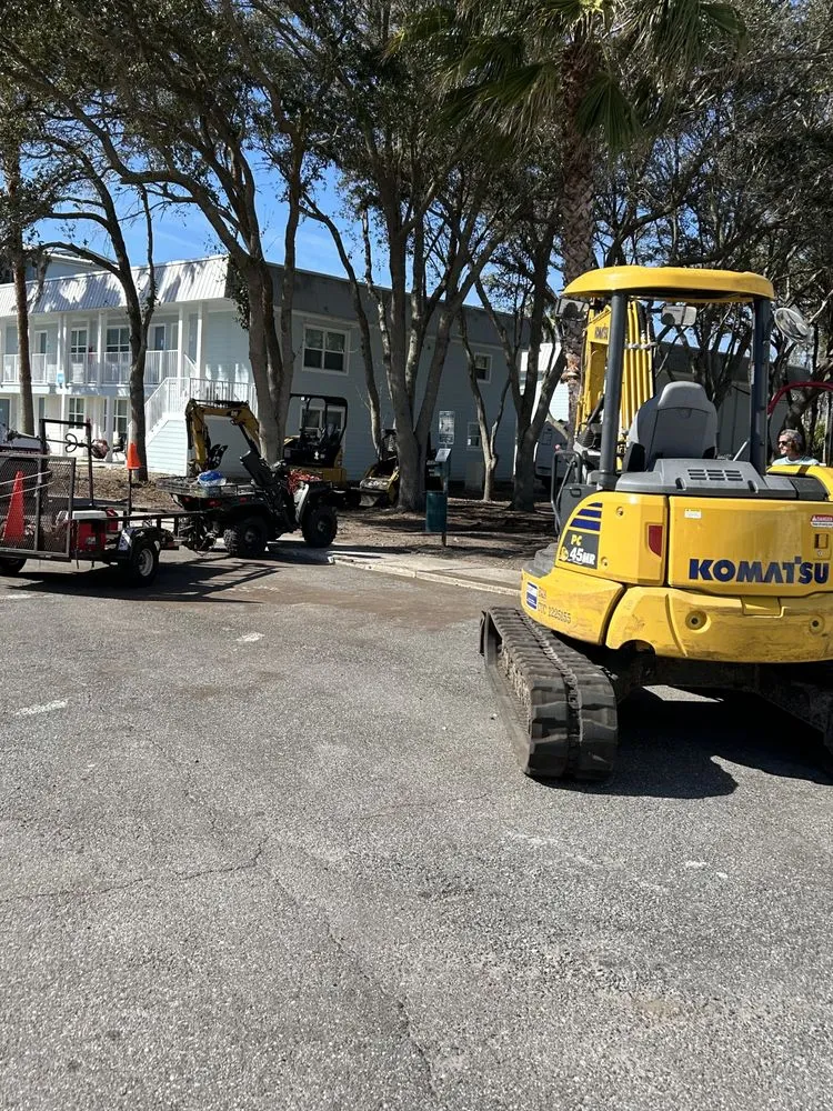 Local garden landscaping with custom design in Jacksonville, FL by GPE Groundskeeping