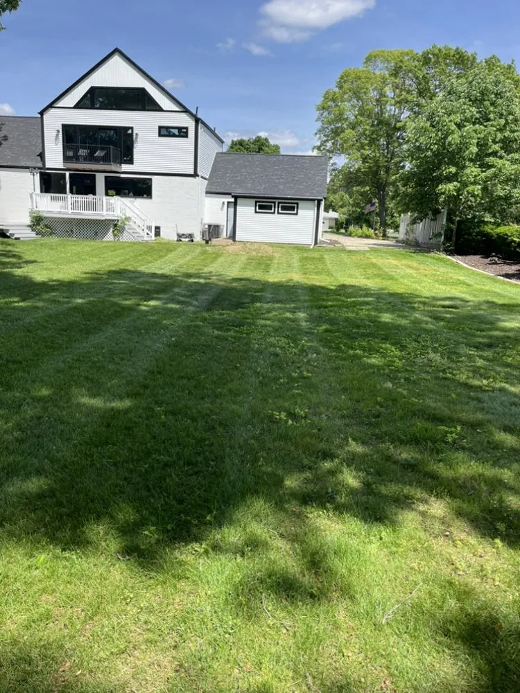 Custom outdoor landscaping for year-round maintenance in Edwardsburg, MI by GPR Services