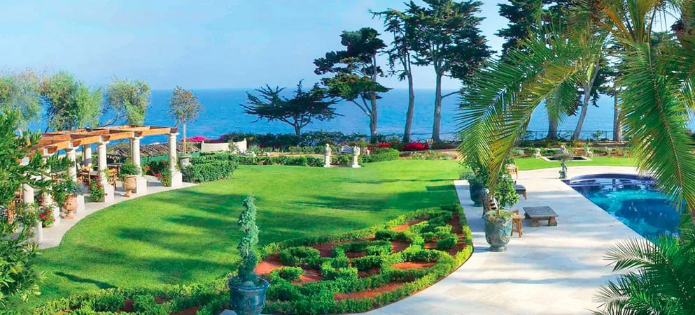 Custom yard maintenance for year-round maintenance in Santa Barbara, CA by Grace Design Associates