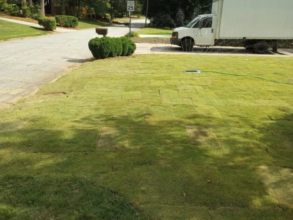 Reliable landscape installation with custom design in Clarkston, GA by Grace Lawn Care Services