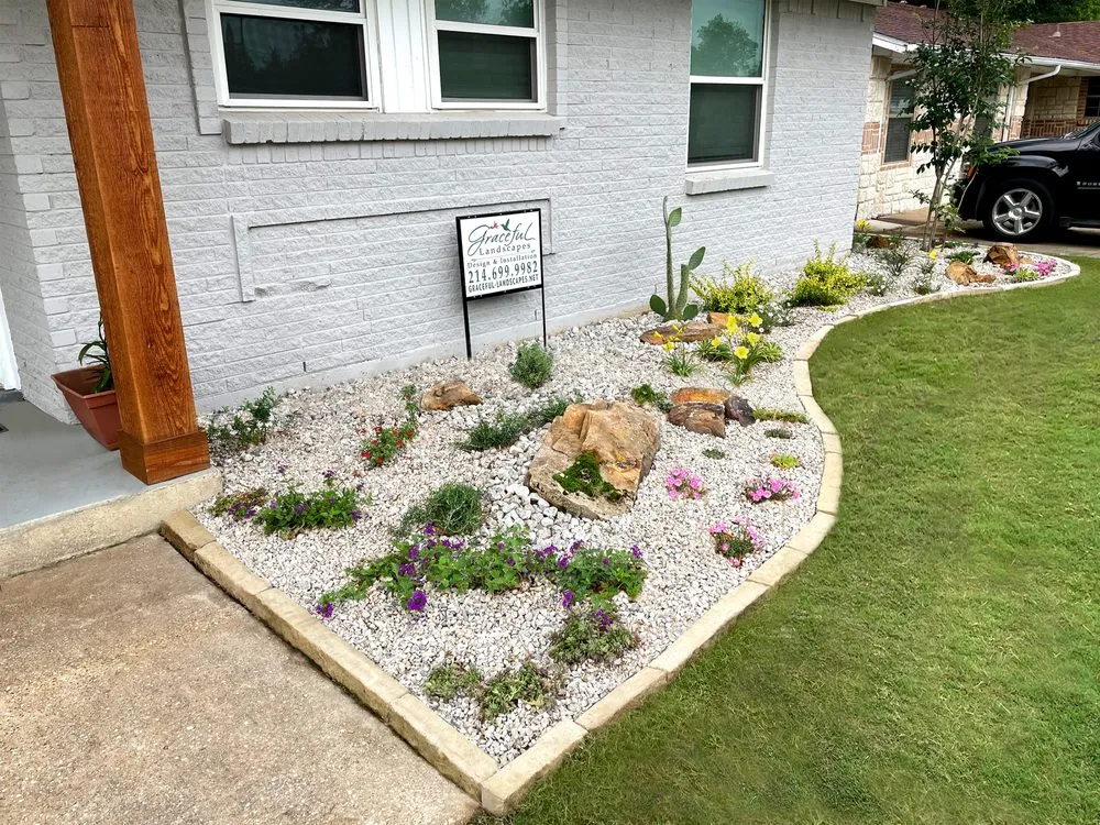 Top-rated landscape design for outdoor upgrades in Garland, TX by Graceful Landscapes