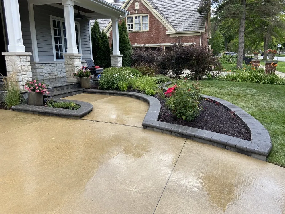 Professional landscape installation in Warrenville, IL by Gracias Hardscape & Landscape
