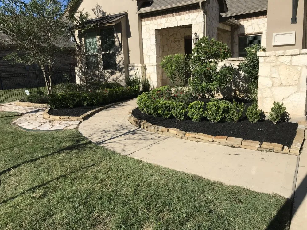 Affordable outdoor landscaping for outdoor upgrades across Katy, TX - Grade A Grass Lawn Care
