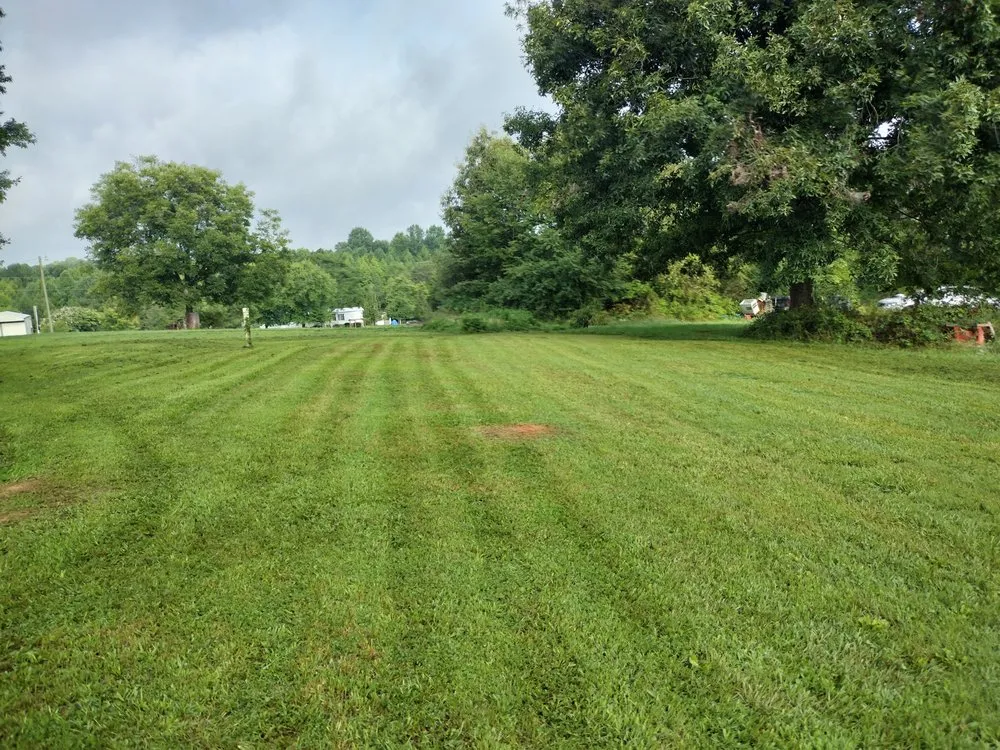 Affordable landscape installation in Asheboro, NC by Grade A Yard Management