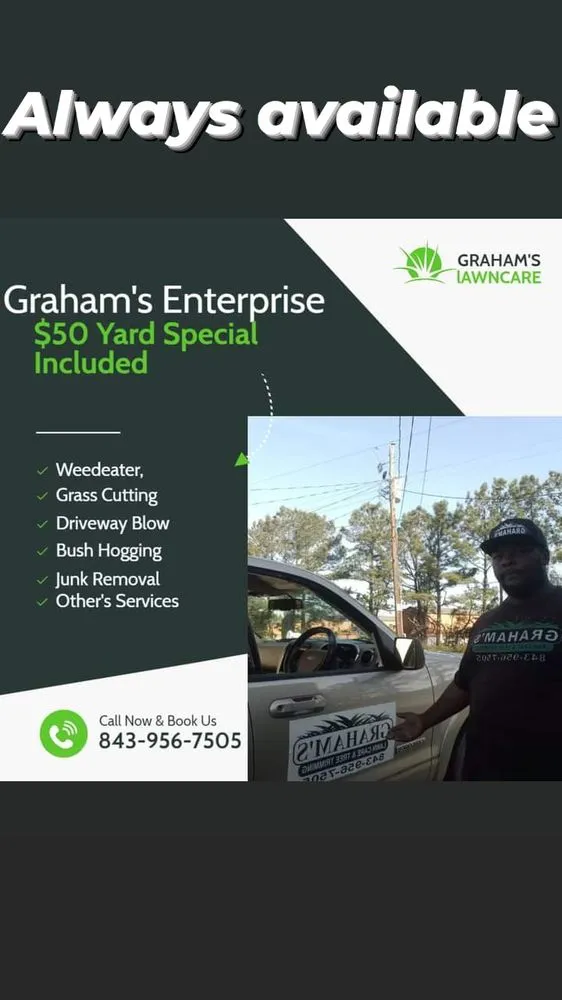 Professional yard cleanup service in Lake City, SC - Graham lawn care & Tree trimming