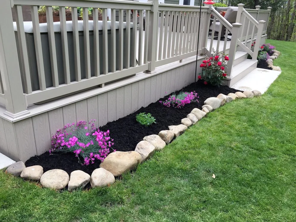 Professional outdoor landscaping in Bradford, PA by Graham's Greenhouse & Landscaping