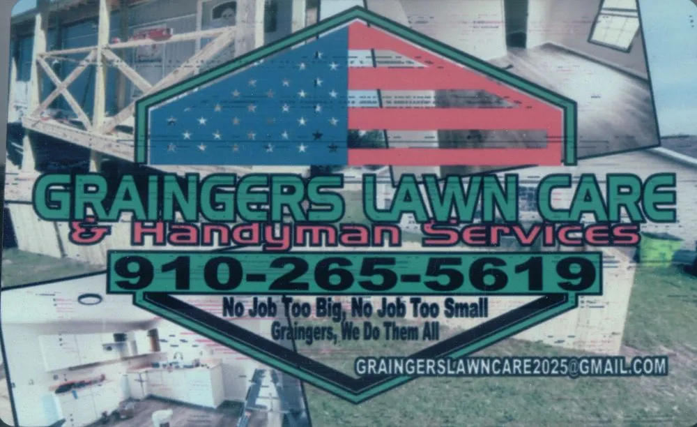Reliable lawn mowing service for homes across Hubert, NC - Graingers Lawn Care & Handyman Services