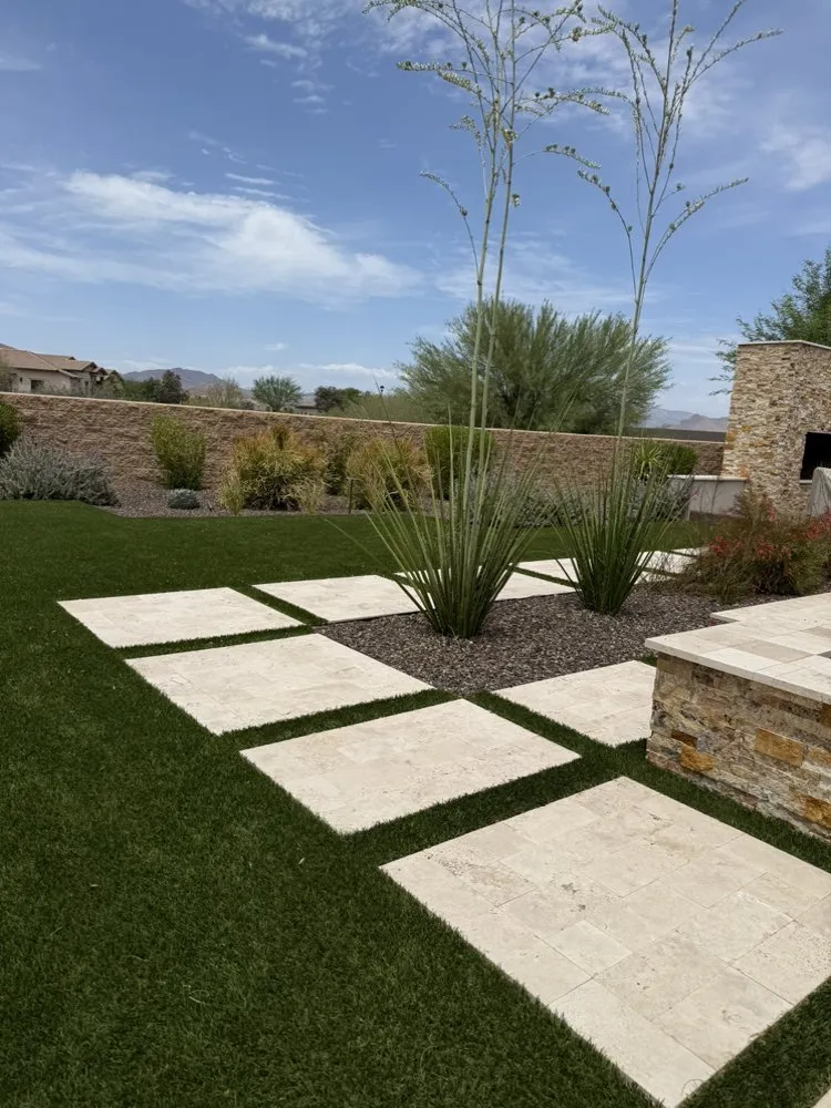 Local landscape installation for residential properties in Phoenix, AZ by Granado's Landscaping