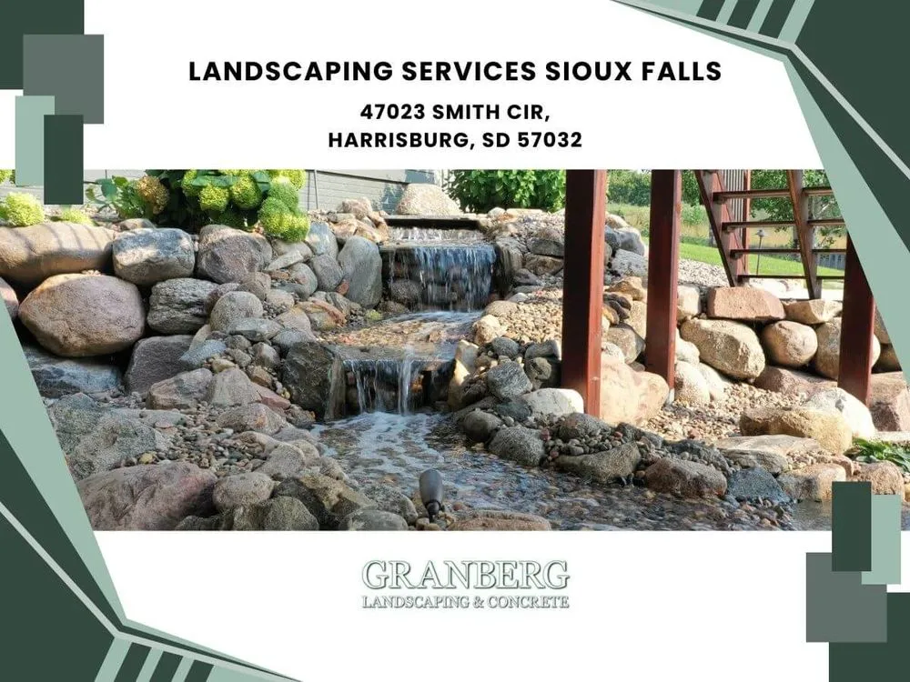 Local yard cleanup service for residential properties across Harrisburg, SD - Granberg Landscaping & Concrete